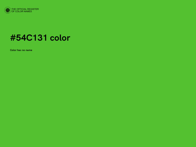 #54C131 color image