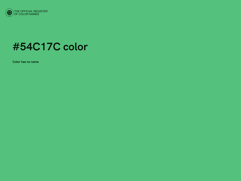 #54C17C color image