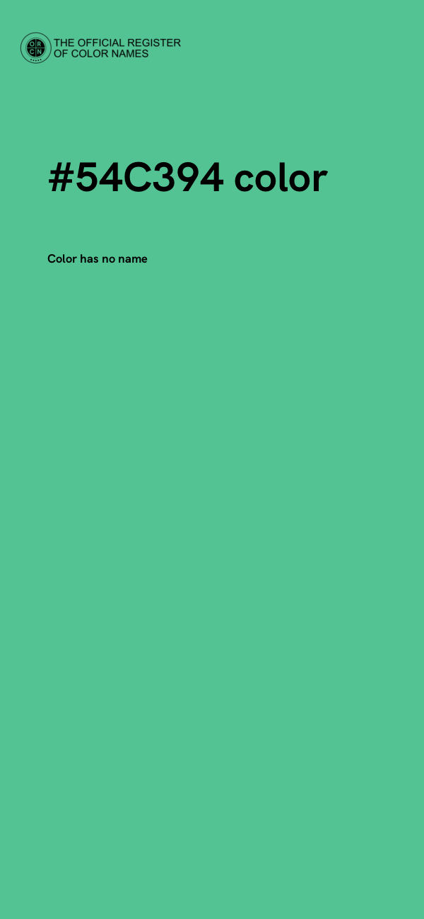 #54C394 color image