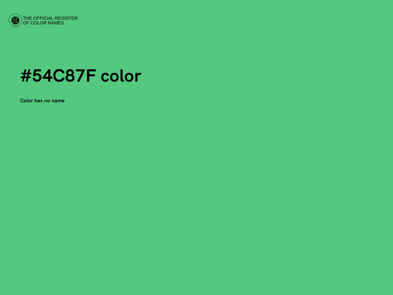 #54C87F color image