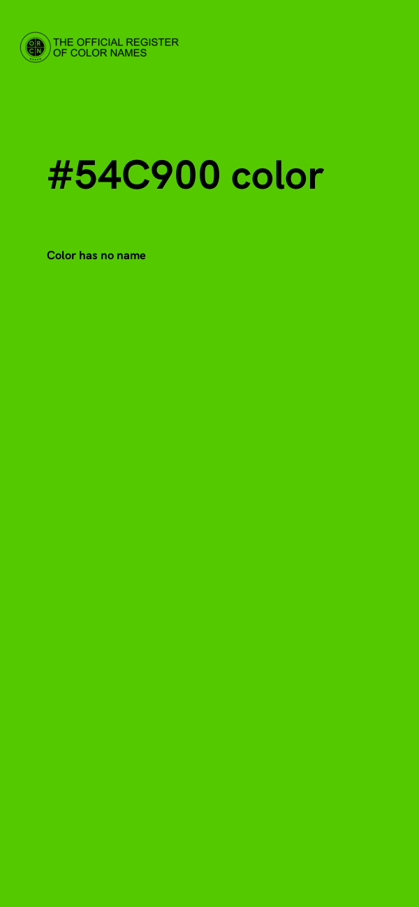 #54C900 color image