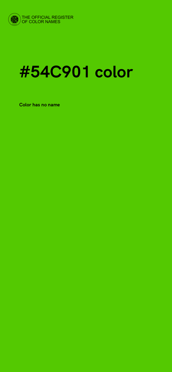 #54C901 color image