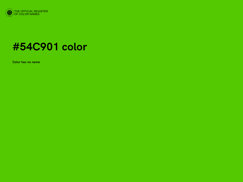 #54C901 color image