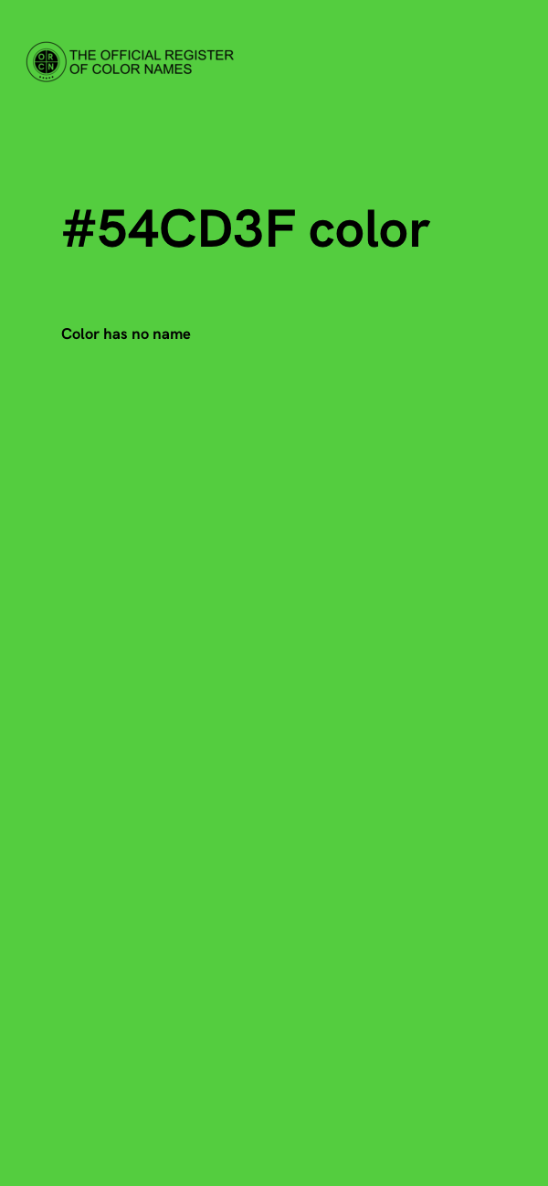 #54CD3F color image
