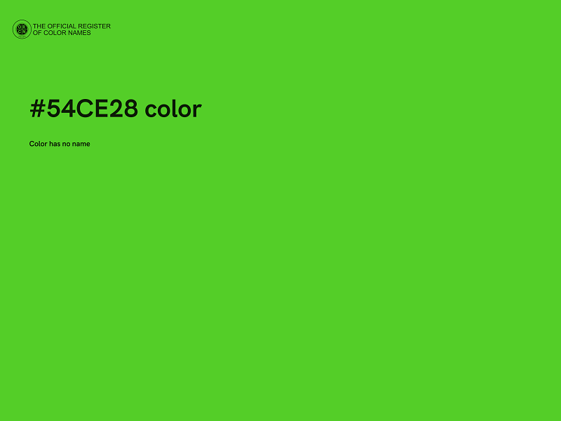 #54CE28 color image