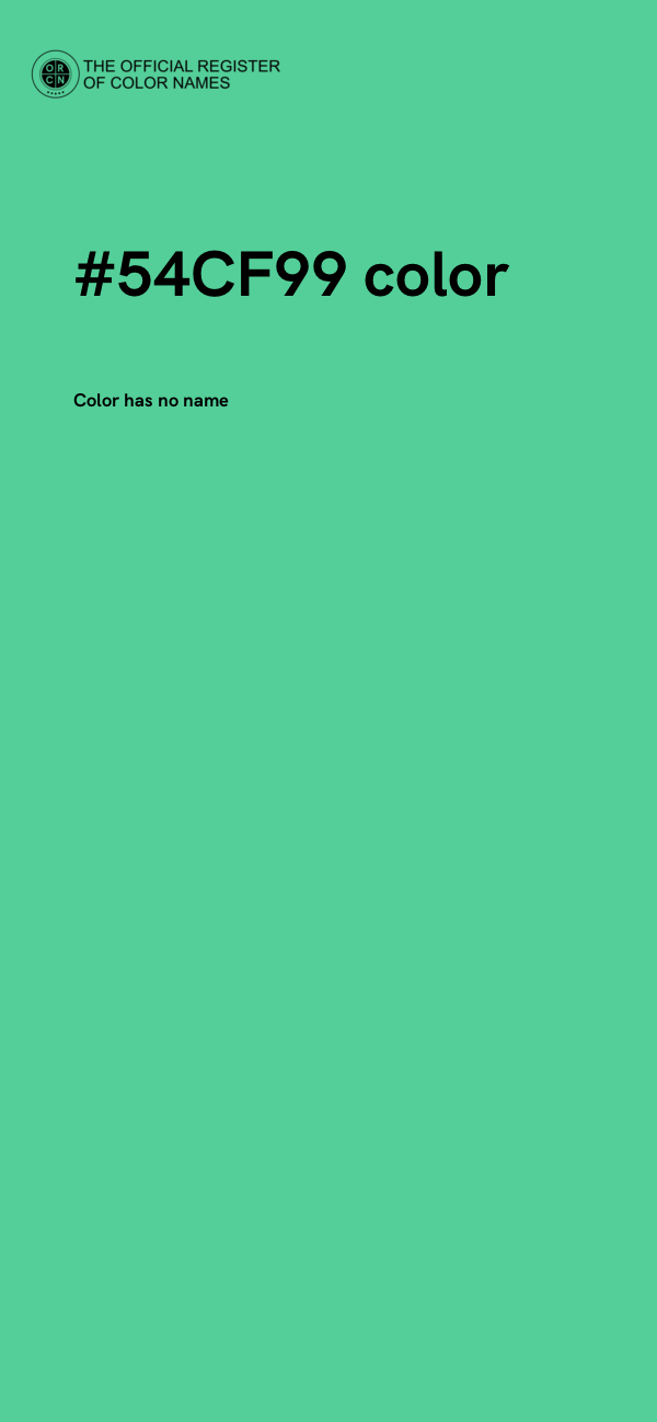 #54CF99 color image