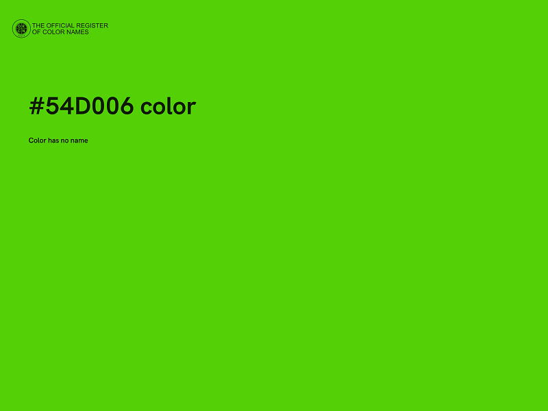 #54D006 color image