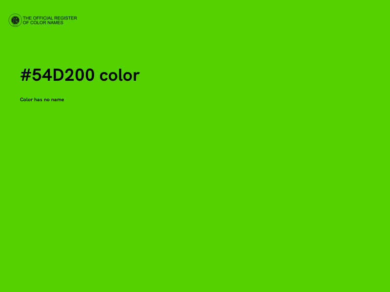 #54D200 color image