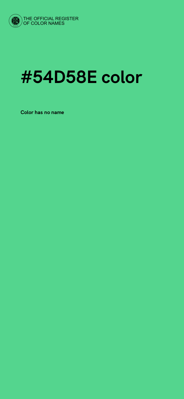 #54D58E color image