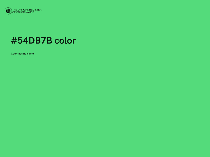 #54DB7B color image