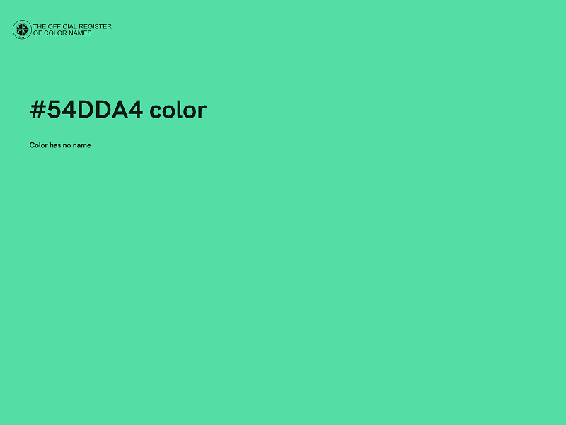 #54DDA4 color image