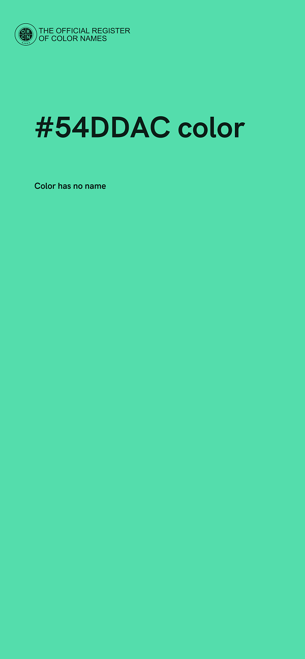 #54DDAC color image