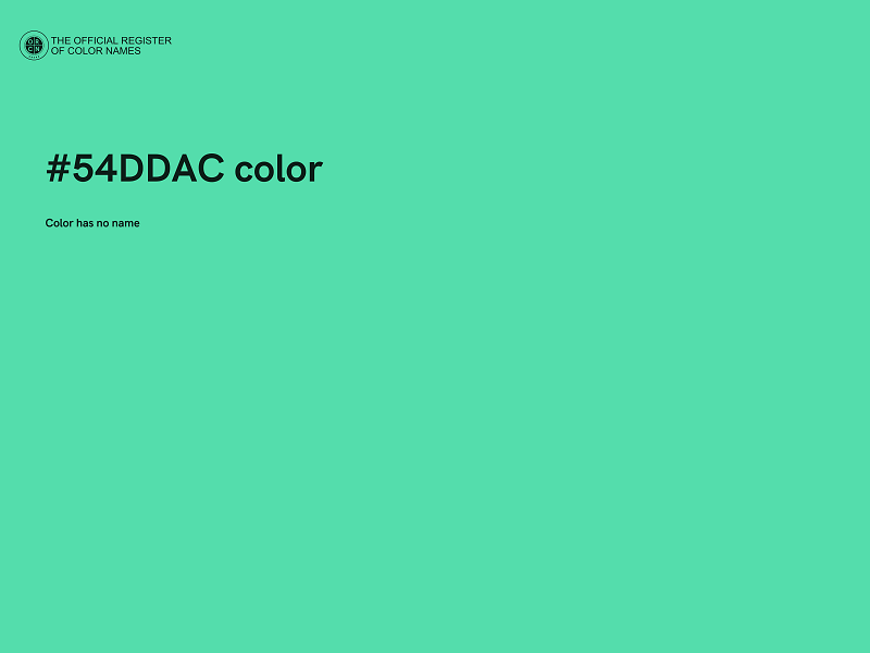 #54DDAC color image