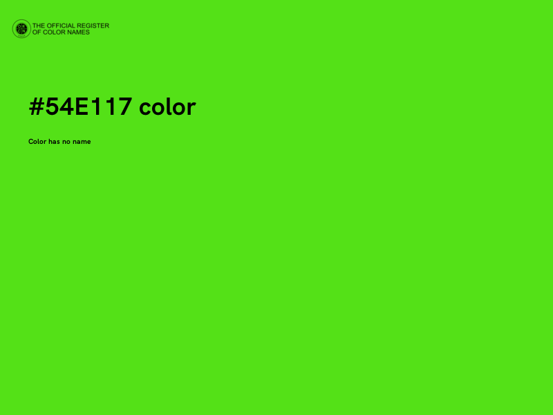 #54E117 color image