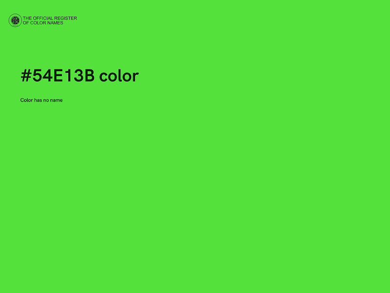 #54E13B color image