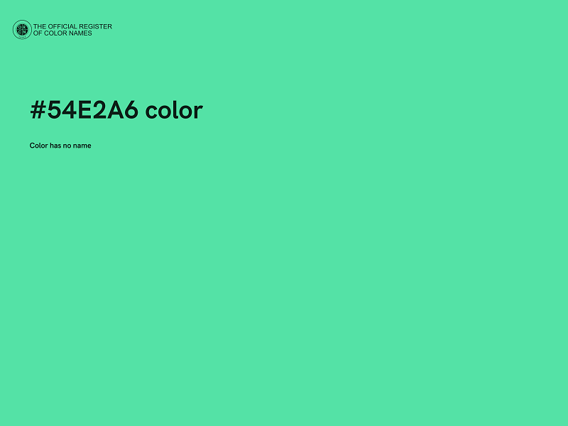 #54E2A6 color image