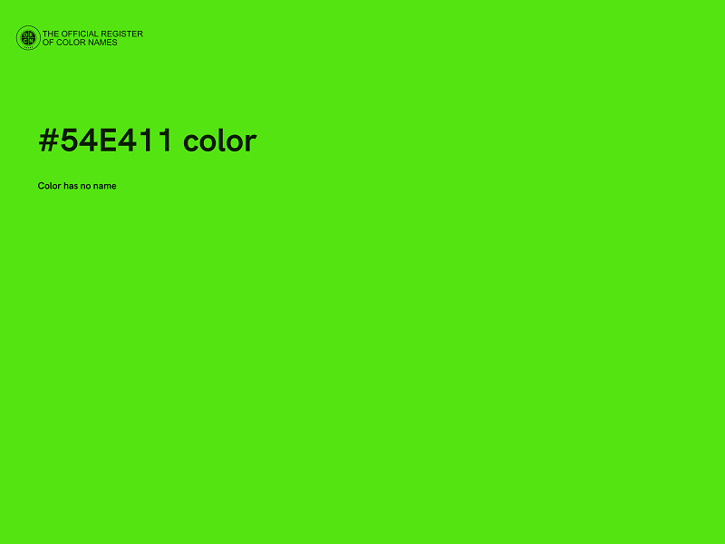 #54E411 color image