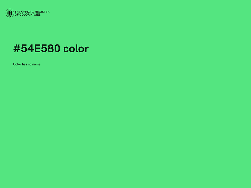 #54E580 color image