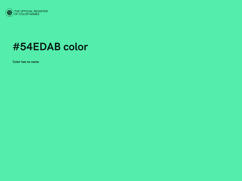#54EDAB color image