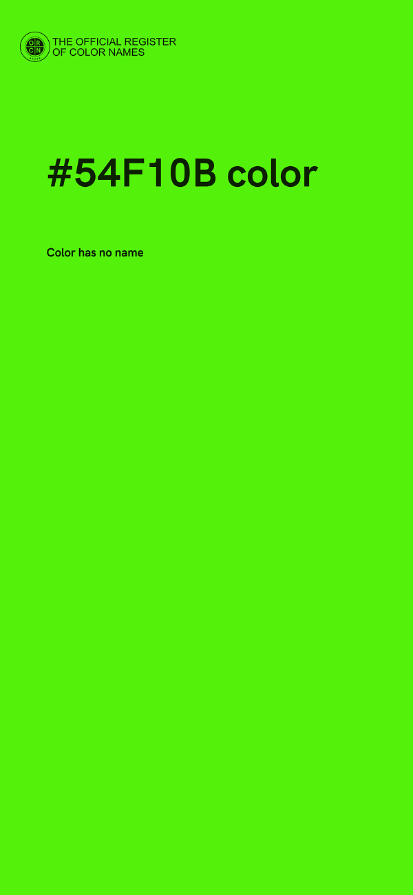 #54F10B color image