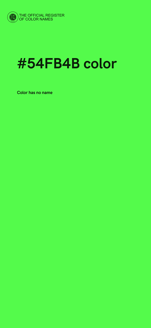 #54FB4B color image