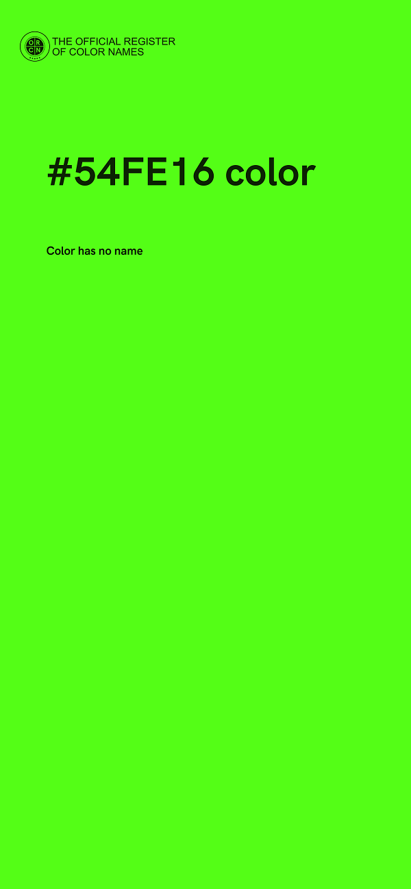 #54FE16 color image
