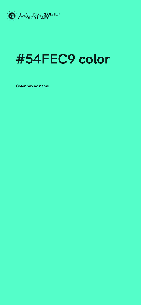 #54FEC9 color image