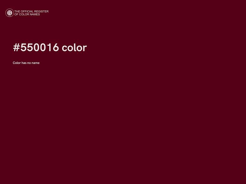 #550016 color image