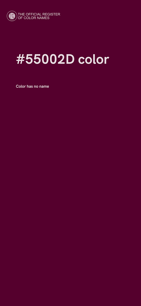#55002D color image