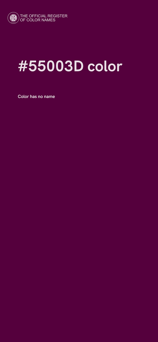 #55003D color image