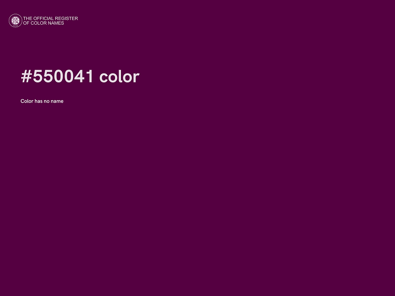 #550041 color image