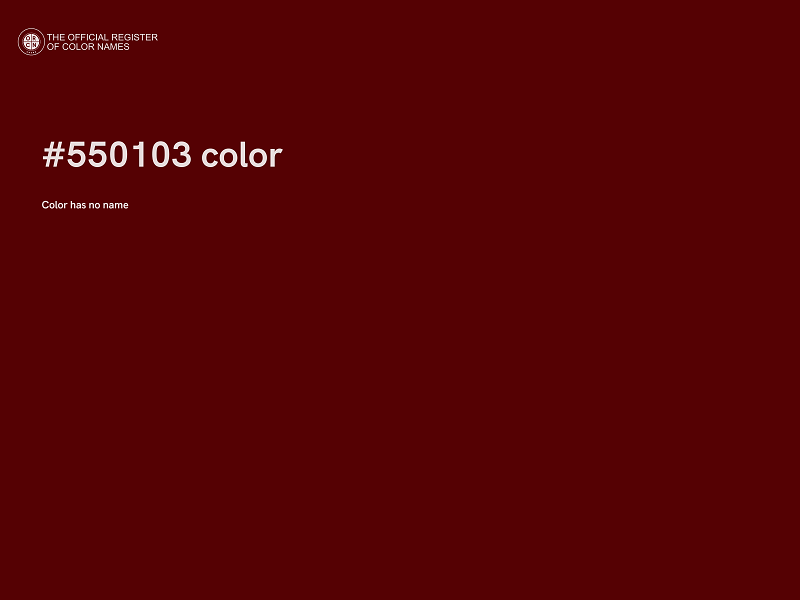#550103 color image