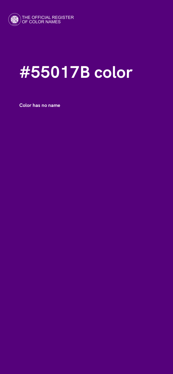 #55017B color image