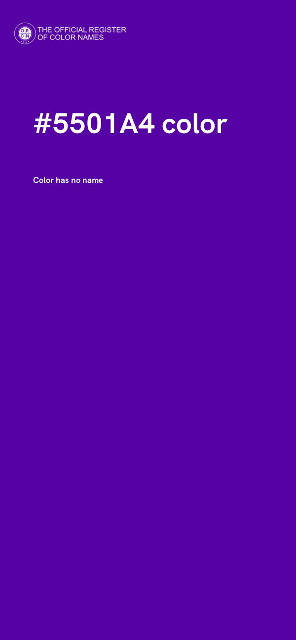#5501A4 color image