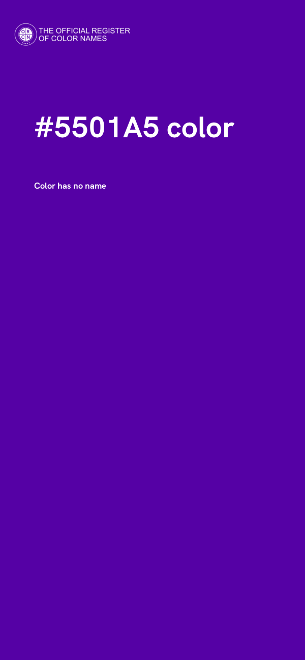#5501A5 color image