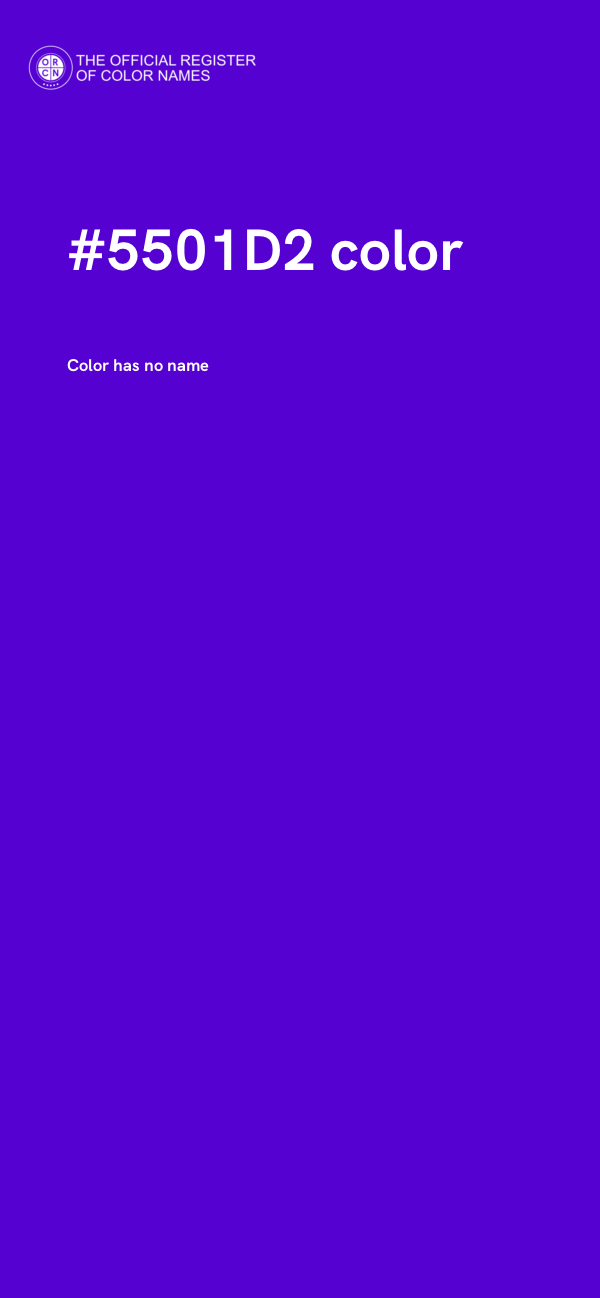 #5501D2 color image
