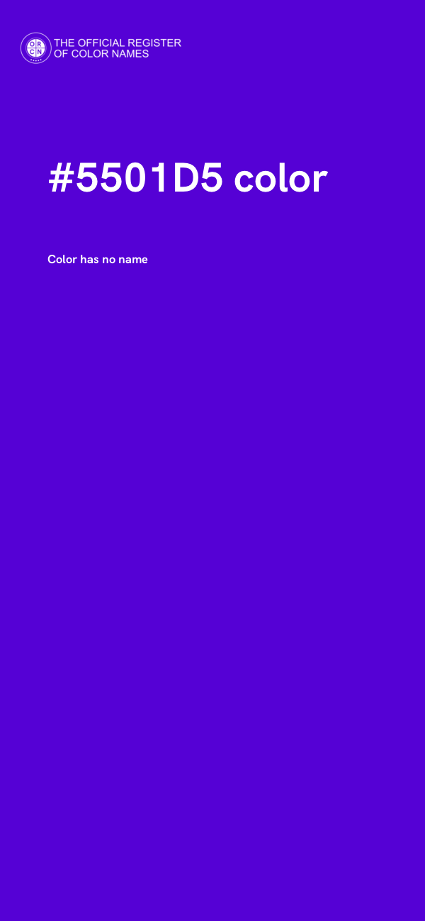#5501D5 color image