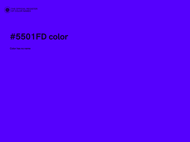 #5501FD color image