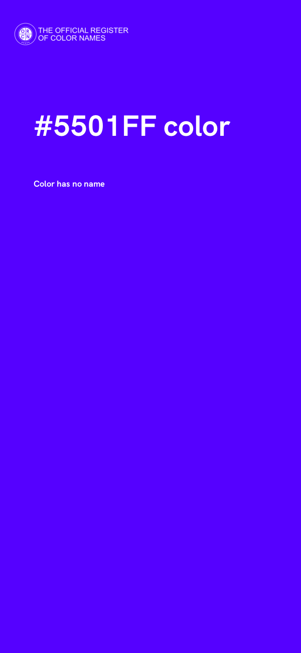 #5501FF color image