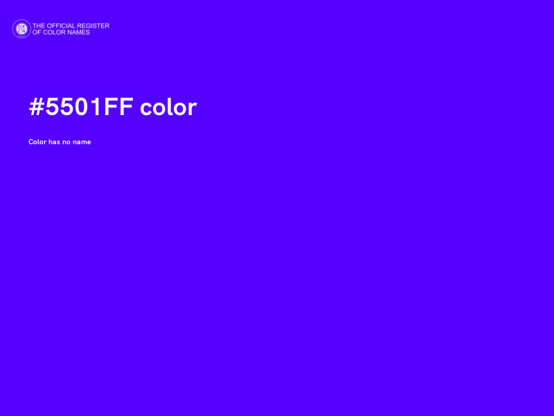 #5501FF color image