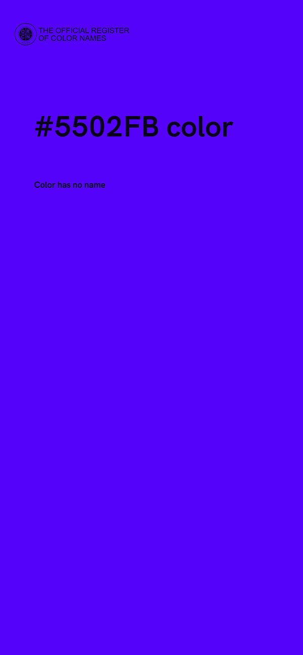 #5502FB color image