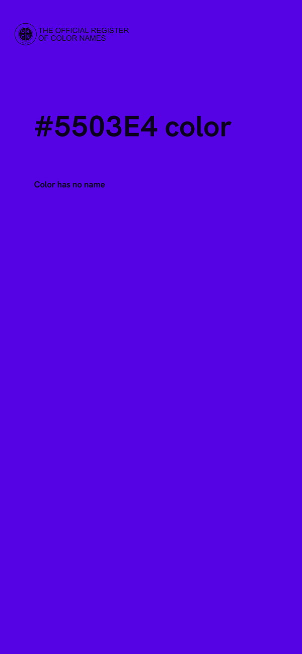#5503E4 color image