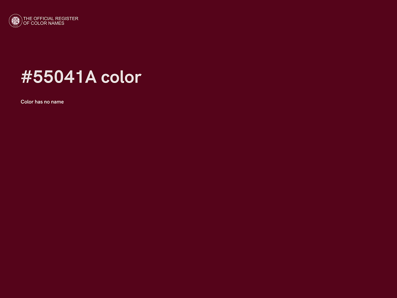 #55041A color image