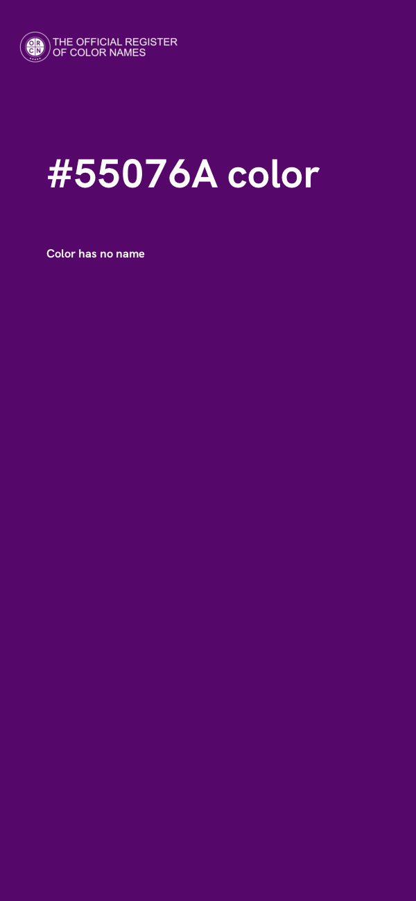 #55076A color image
