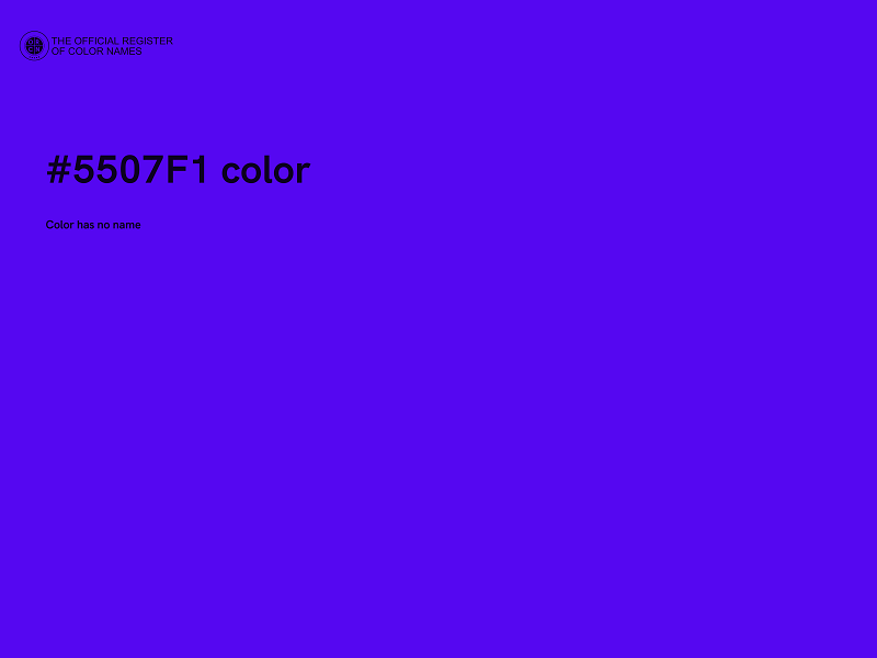 #5507F1 color image