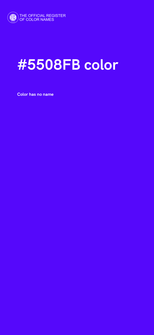 #5508FB color image