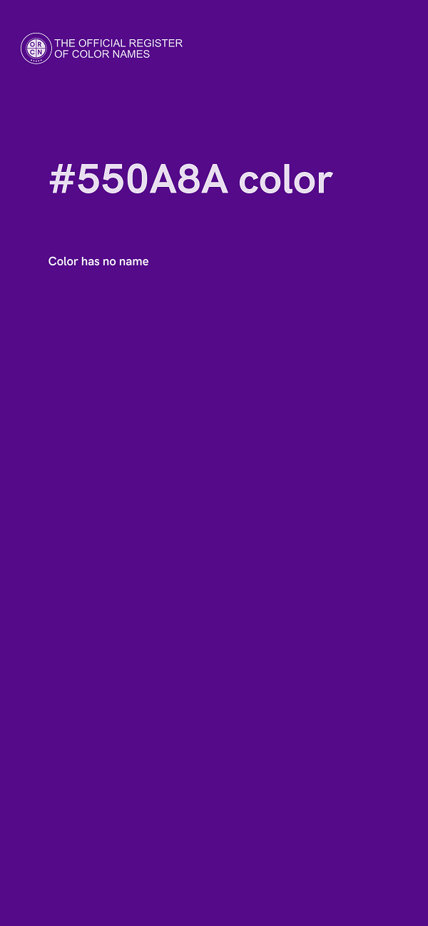 #550A8A color image