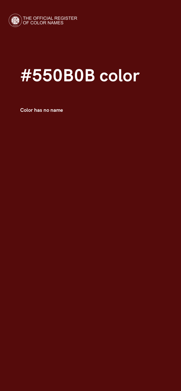 #550B0B color image