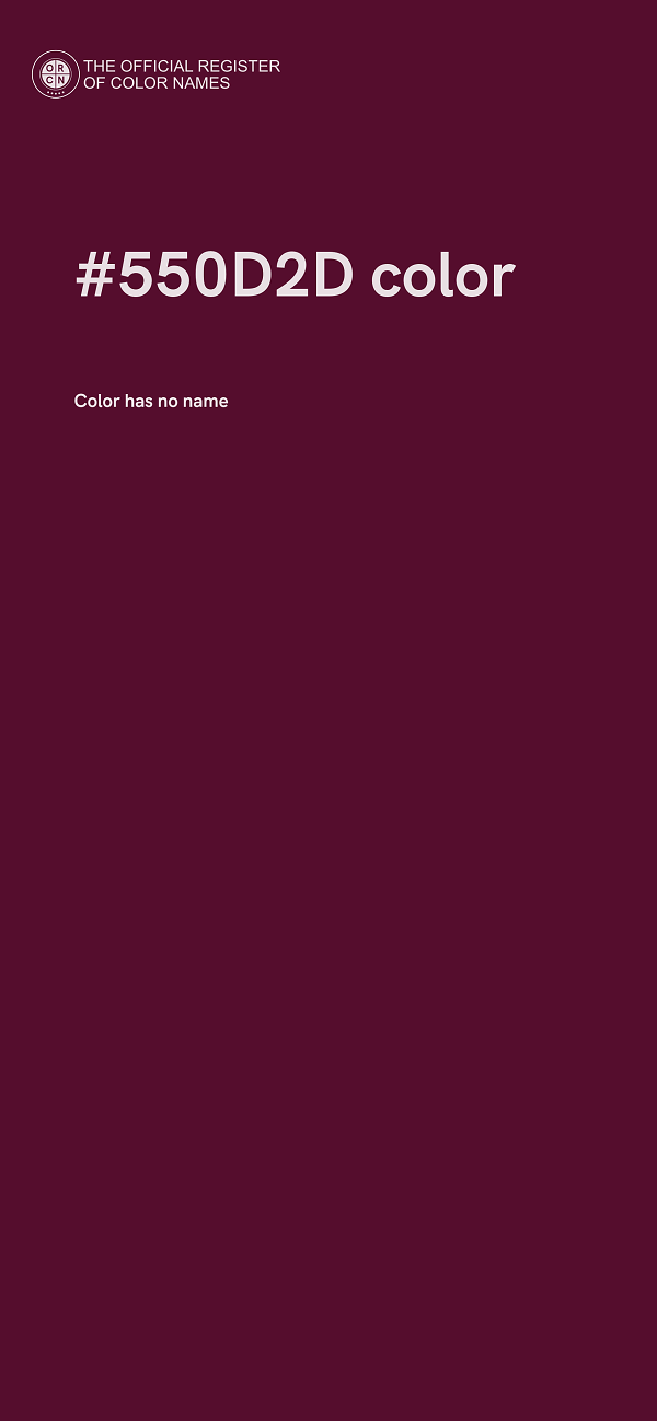 #550D2D color image