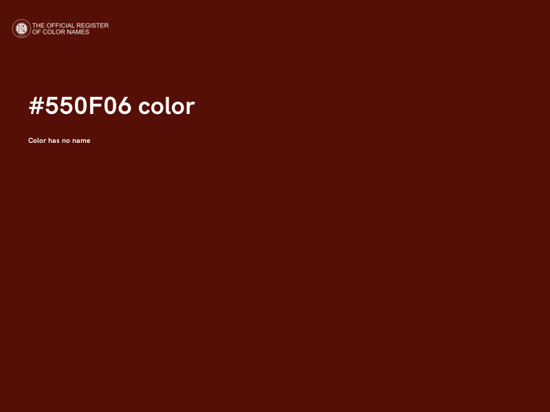 #550F06 color image